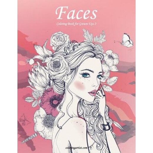 Faces Coloring Book for Grown-Ups 2, Nick Snels (Author)