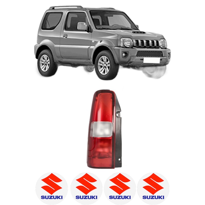 Lampa Stop Spate Stanga SUZUKI JIMNY Closed Off-Road Vehicle (SN) din 1998-2005, Auto, DEPO, 4x Stickere auto cu SUZUKI