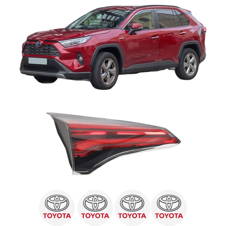 Lampa Stop Spate Stanga TOYOTA RAV 4 IV (_A4_) din 2012-2019, Auto, DEPO, 4x Stickere auto cu TOYOTA