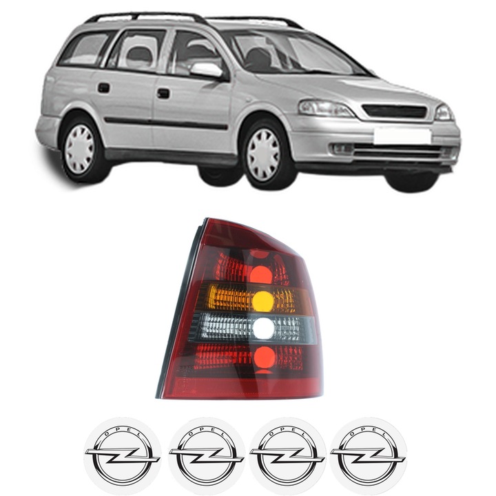 Lampa Stop Spate Dreapta OPEL ASTRA G Estate (T98) din 1998-2004, Auto, DEPO, 4x Stickere auto cu OPEL