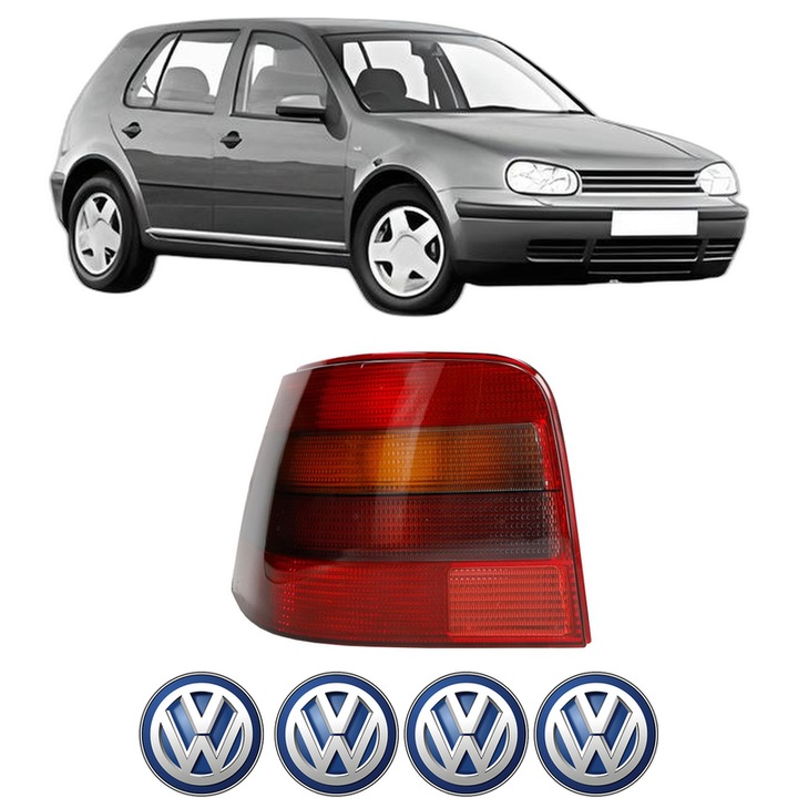 Lampa Stop Spate Stanga Volkswagen GOLF IV (1J1) din 1997-2005, Auto, TYC, 4x Stickere auto cu Volkswagen