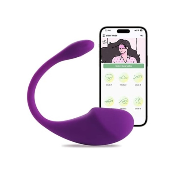 Távirányítós vibrátor, bugyi, 9 rezgés, lila