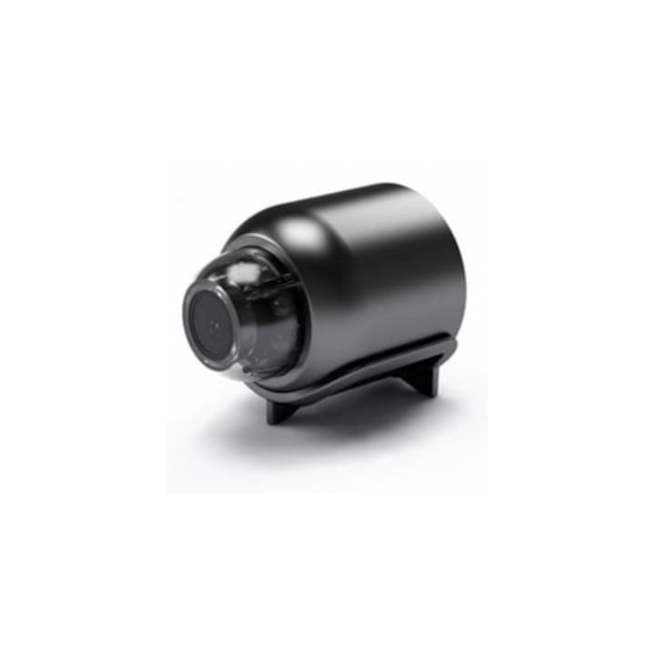 Camera de supraveghere spion wireless WiFi, 1080P HD, cu detectie de miscare, viziune nocturna, dimensiuni mici