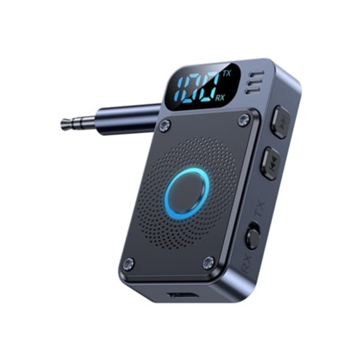 Adaptor Bluetooth 5.4, receptor si transmitter, wireless, pentru stereo auto, casti, difuzoare, radio
