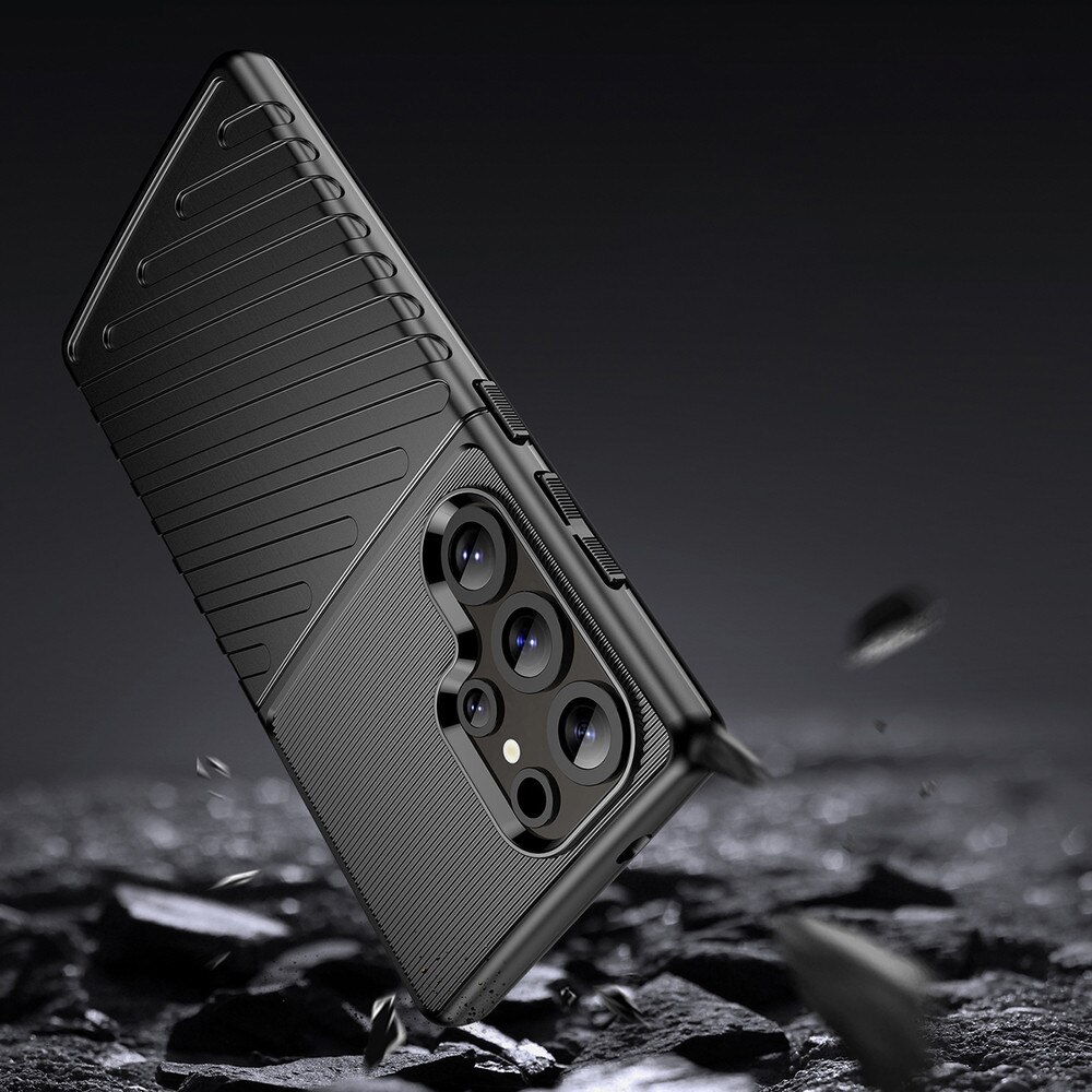 Husa pentru Samsung Galaxy S25 Ultra, Thunder Case, Antishock, Negru