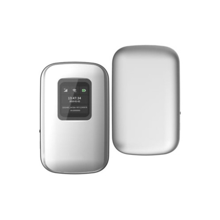 Hordozható mobil Hotspot, globális Wi-Fi, 16 eszköz, fehér