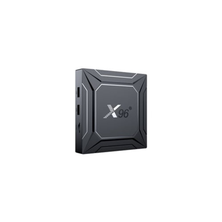 Mediaplayer Tv Box X96m200, 4K Ultra HD, 2GB RAM, 16GB ROM, Wi-Fi 6, dual band, negru