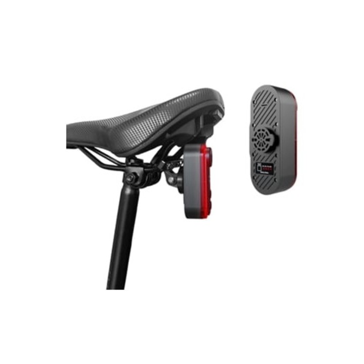 Camera DVR pentru bicicleta, 1080P HD, unghi de vizualizare 150°, cu lumina spate, interconectare telefon