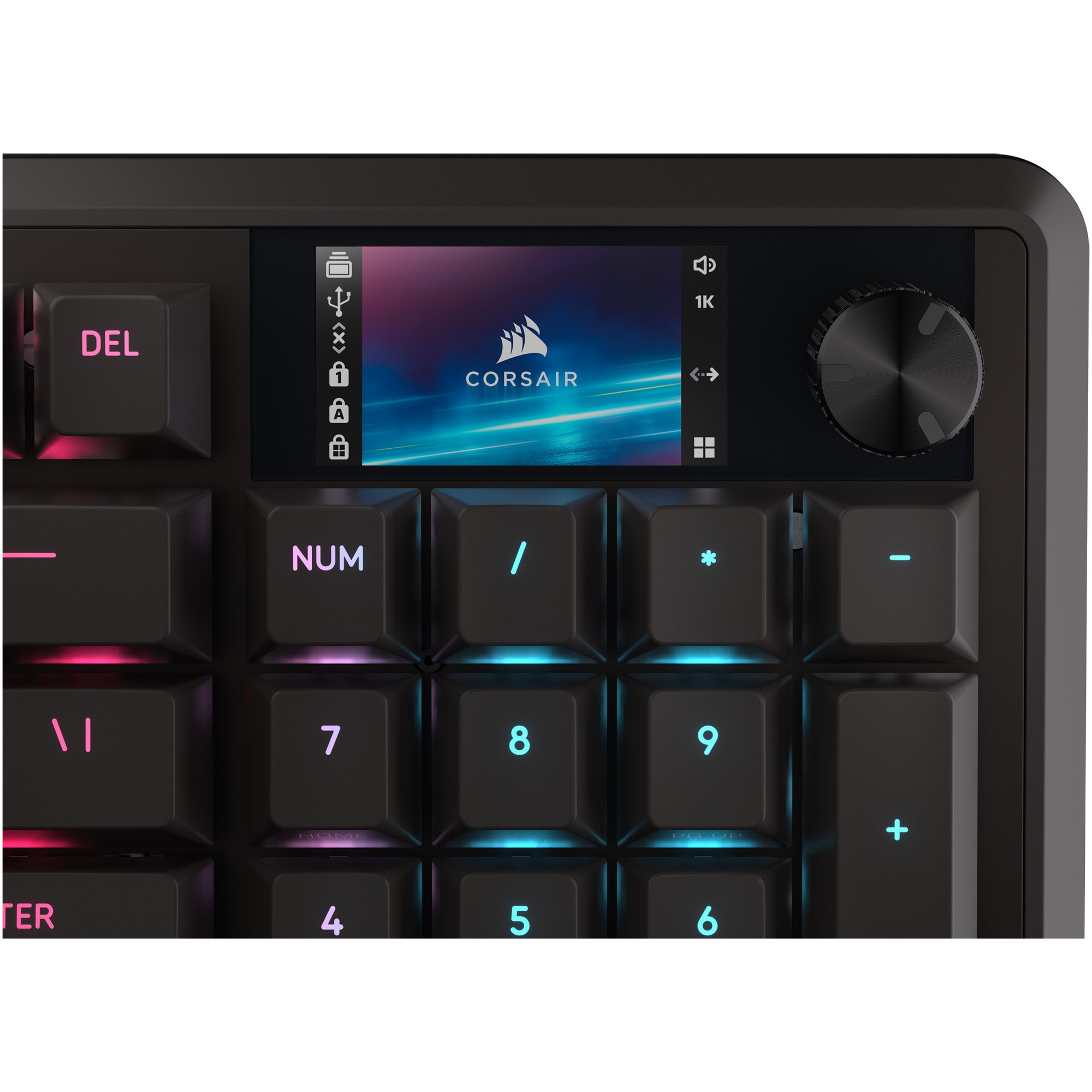 ☆n.k.d☆ Tastatura gaming mecanica Corsair Vanguard – 96% layout, LCD