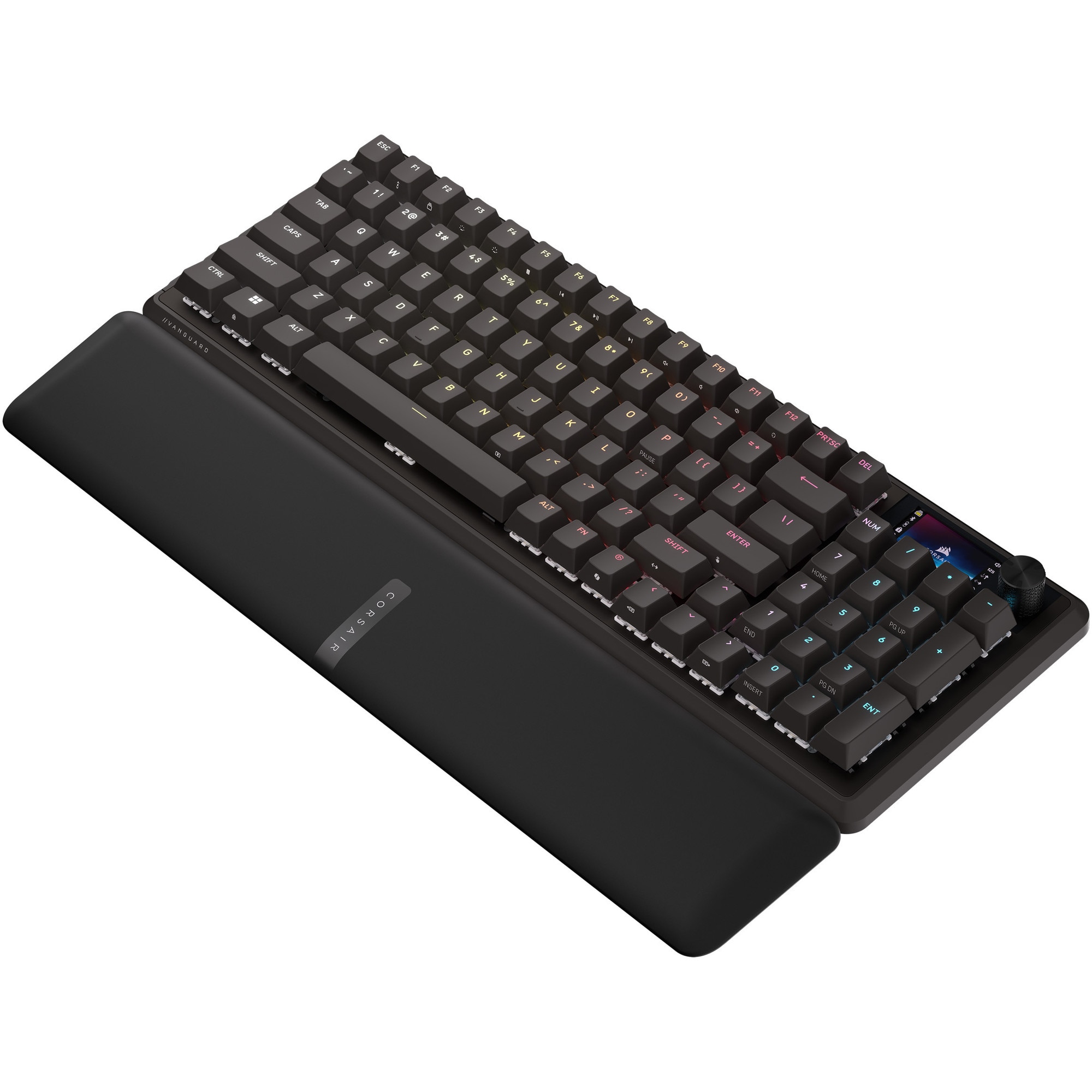 Tastatura gaming mecanica Corsair Vanguard – 96% layout, LCD