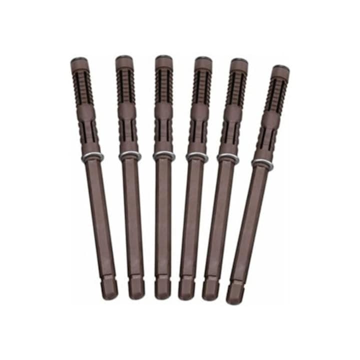 Suport ascuns pentru rafturi, efect plutitor, ajustabil, set 6 bucati