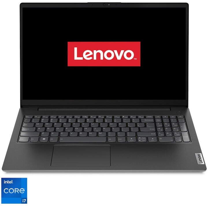 Laptop Lenovo V14 G5, i5-13420H processzor, 8GB RAM, 512GB SSD, fekete, 14 hüvelyk