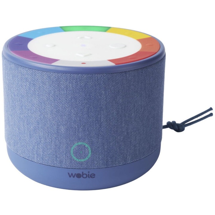 Wobie hordozható hangszóró, Bluetooth, akkumulátoros, kék