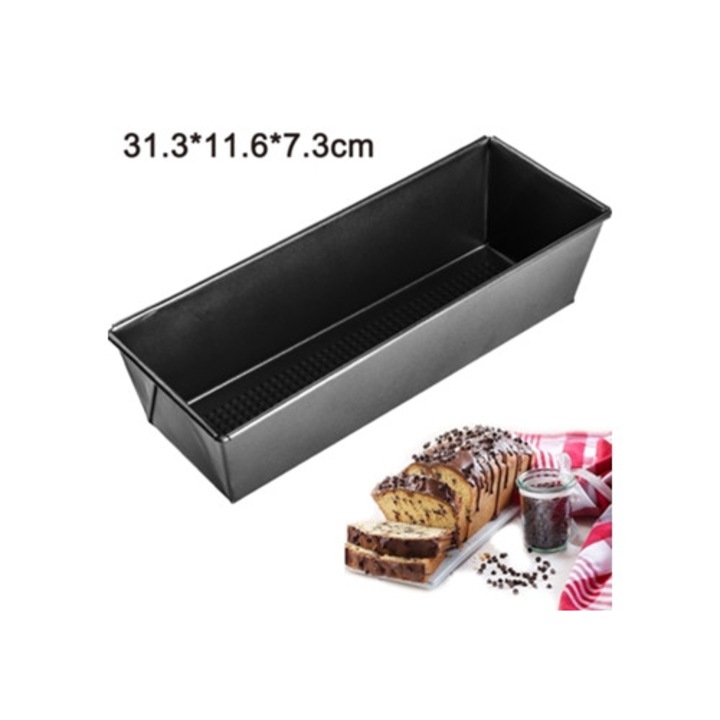 Tava de copt rectangulara antiaderenta negru