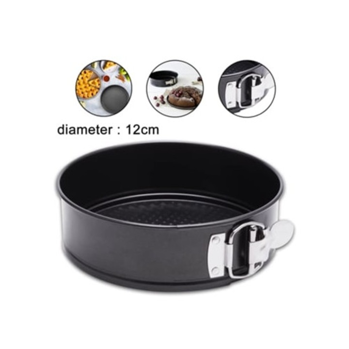 Kerek tapadásmentes tortaforma, kivehető aljjal