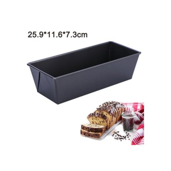 Tava de copt rectangulara antiaderenta negru