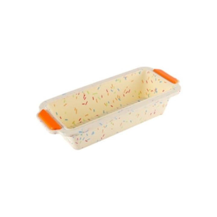 Tava de copt rectangulara din silicon 29.2x12.8cm antiaderenta