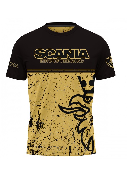 Férfi póló Scania 119.67, rövid ujjú, többszínű