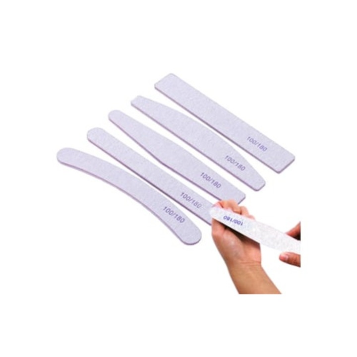 Pile cosmetice, forma de diamant, profesionala, pentru unghii acrilice, set