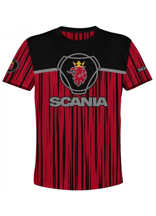 Férfi Scania póló 119.69, rövid ujjú, többszínű