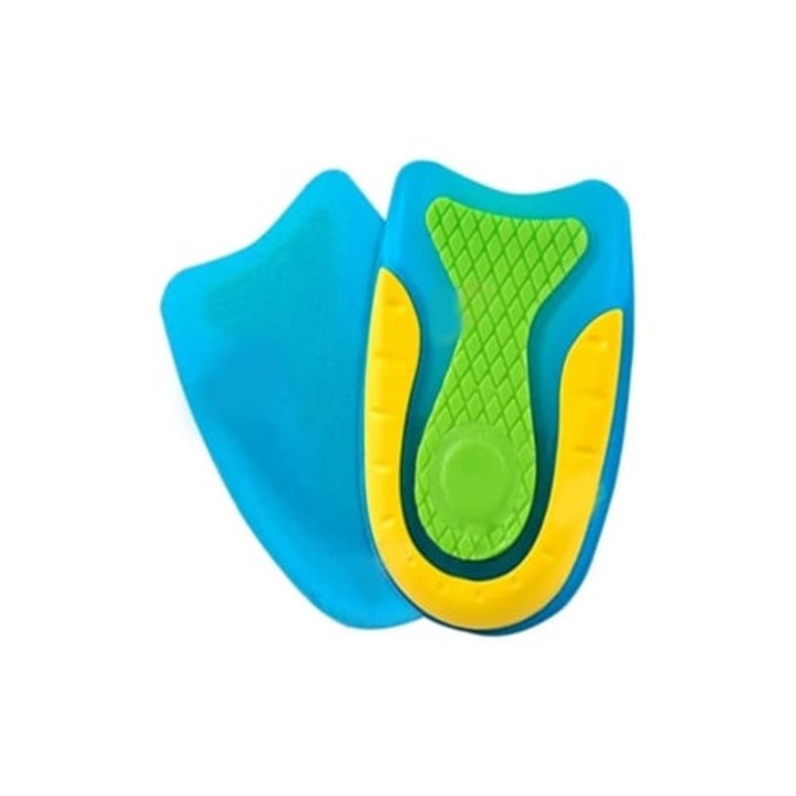 Pereche de suporturi ortopedice pentru barbati, insertii din silicon elastic, absorbtie socuri, forma U