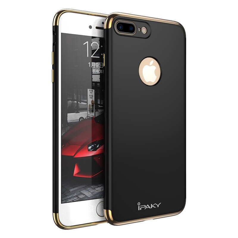 Husa IPAKY Full Protection - Luxury Thin - iPhone 7 Plus (Black)