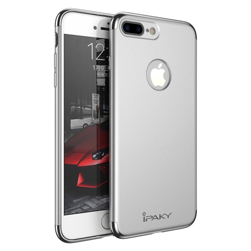 Husa IPAKY Full Protection - Luxury Thin - iPhone 7 Plus (Silver)