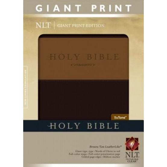 Giant Print Bible-NLT, Tyndale House Publishers (Manufactured by)