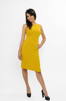 Rochie de dama MARYETT Juliett, Mustar Rochie de dama MARYETT Juliett, Mustar