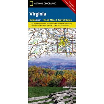 Virginia: Guidemap Road Map & Travel Guide, National Geographic Maps (Author) Virginia: Guidemap Road Map & Travel Guide, National Geographic Maps (Author)