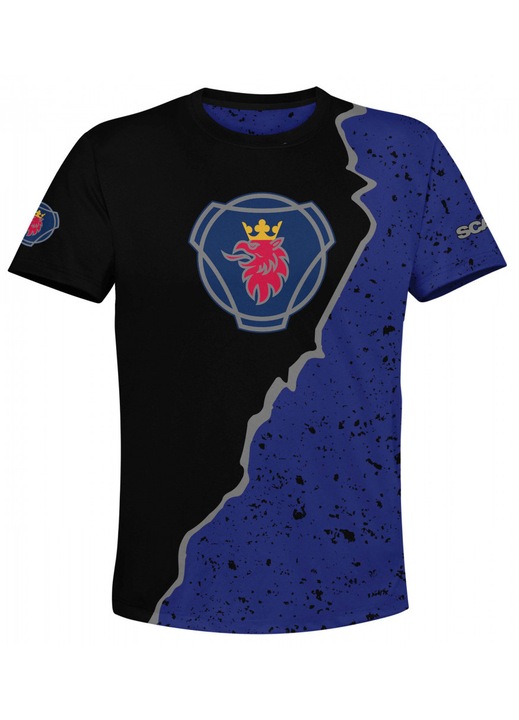 Férfi póló Scania 119.73, rövid ujjú, több színű