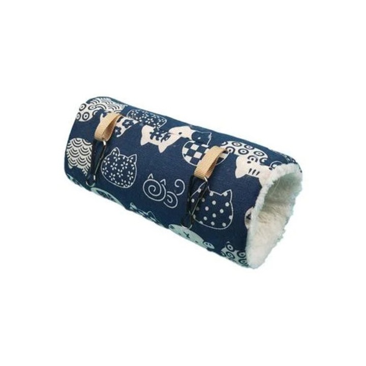 Tunel suspendat pentru porcusori de Guineea, culcus si hamac 2 in 1, 2 ZMDECQNA