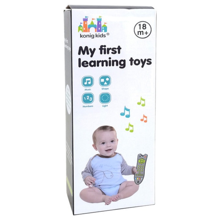 Telecomandă TV interactivă, plastic, funcționează cu 2 baterii AAA, dimensiuni nedefinite