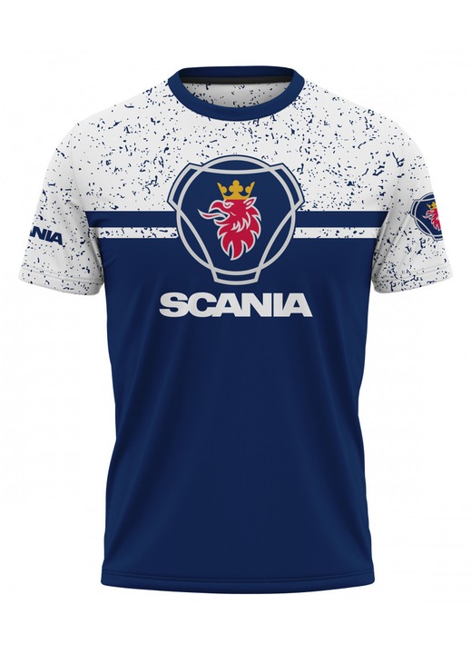 Férfi póló Scania 119.76, rövid ujjú, többszínű