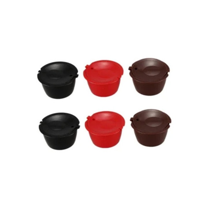 Set 3 capsule de cafea refillabile, filtre reutilizabile pentru cafea