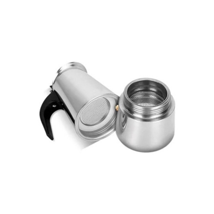 Ibric din otel inoxidabil, Moka Pot, pentru cafea, percolator, stovetop