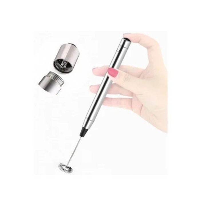 Aparat de lapte portabil din otel inoxidabil, accesorii pentru cafea, 32 S