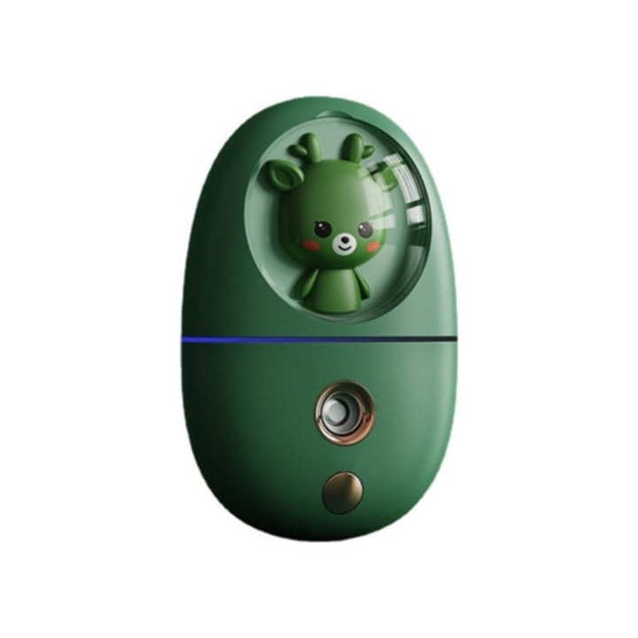 Umidificator mini GETEK Q801, 1 W, verde