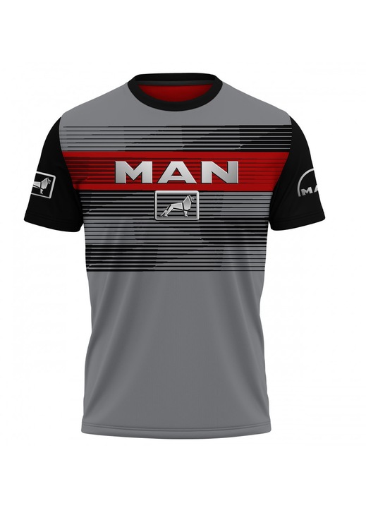 Férfi póló Man 119.87, rövid ujjú, többszínű