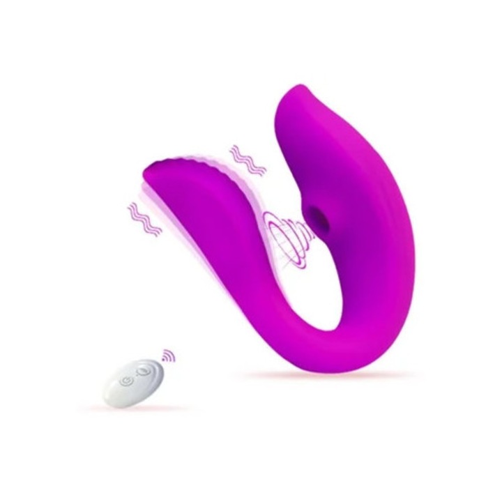 Vibrátor nőknek, 9 rezgési móddal, lila