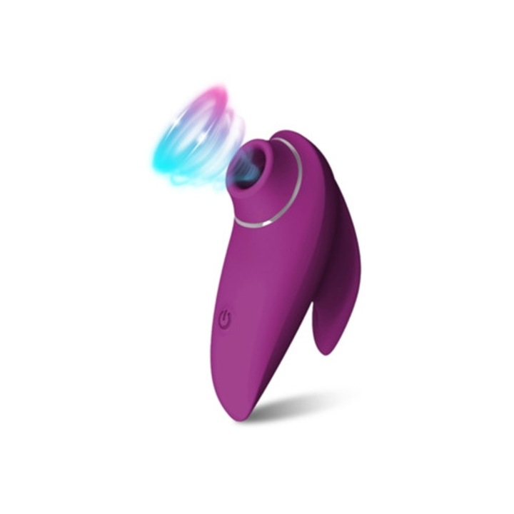 Vibrátor nőknek, Szívó funkcióval, Lila