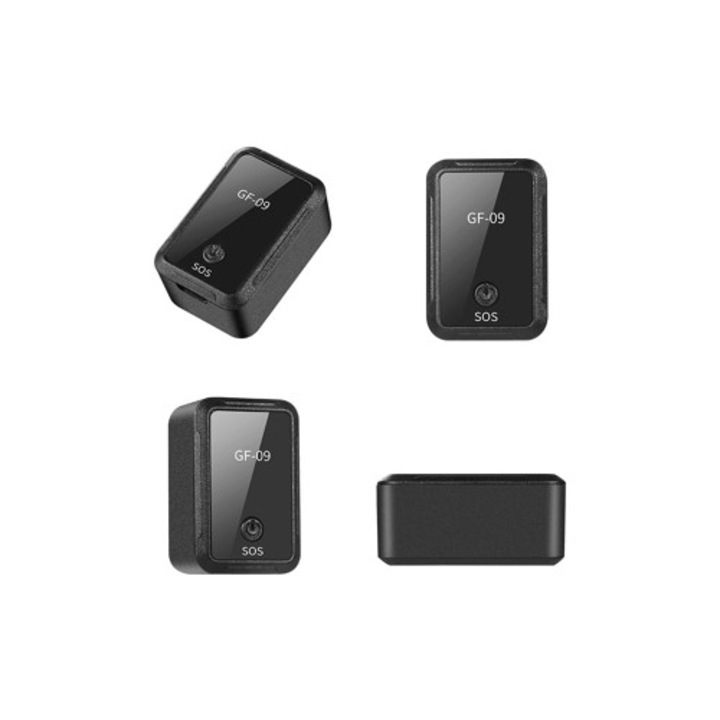 Dispozitiv spionaj GF-09 GPS SOS, precizie inalta, 5x5x2cm