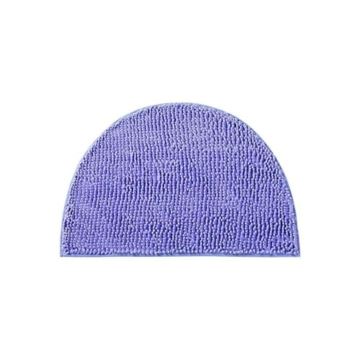 Килимче за баня, дебело, пухкаво, противоплъзгащо, полукръгла форма, идеално за бани и спални