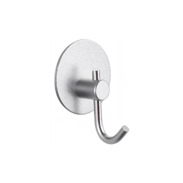 Suporturi de baie din otel inoxidabil, set de carlige multifunctionale, usor de instalat, fara gaurire.