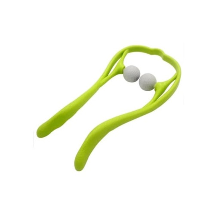 Aparat de masaj cervical Shiatsu pentru gat si umeri, puncte de masaj profund, pentru ameliorarea durerilor musculare