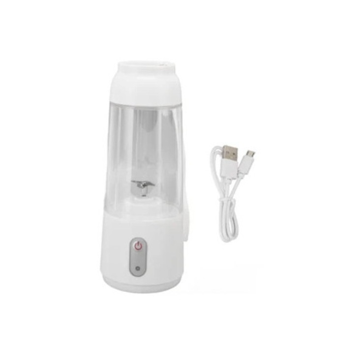 Storcator electric, 300ml, 1200mAh, incarcare USB, operare cu un singur buton, alb