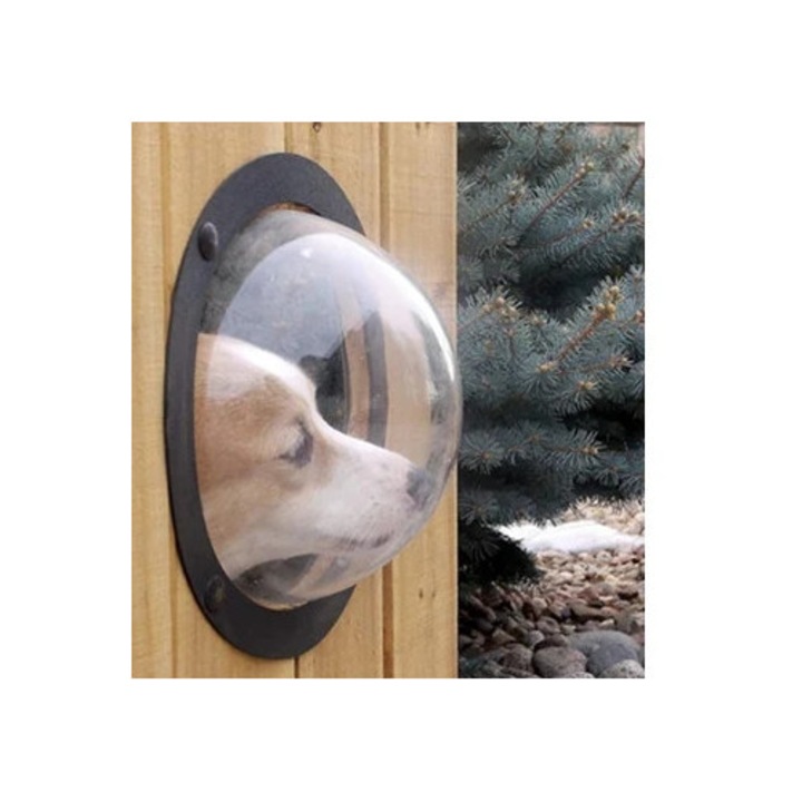 Kisállat ablak, 30x30x12cm, tartós akril