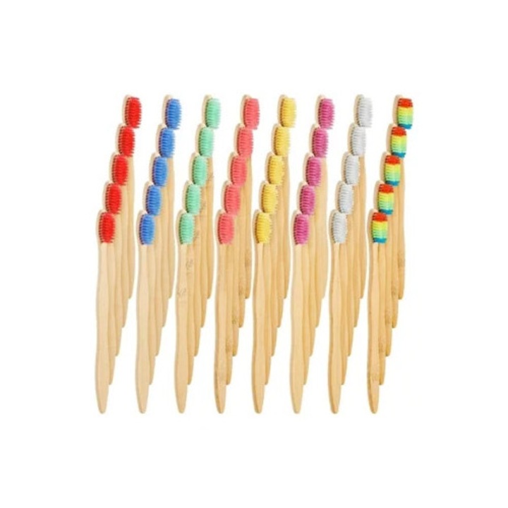 Szén fogkefe, puha sörtékkel, környezetbarát, ergonomikus, felnőtteknek és gyermekeknek