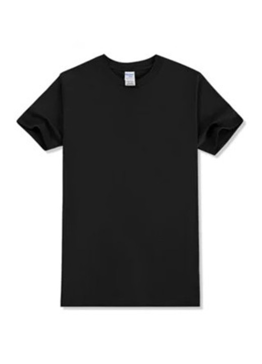 Férfi technikai póló, pamut, fekete