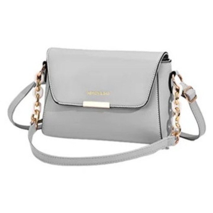 Női táska, szürke, 40x45cm